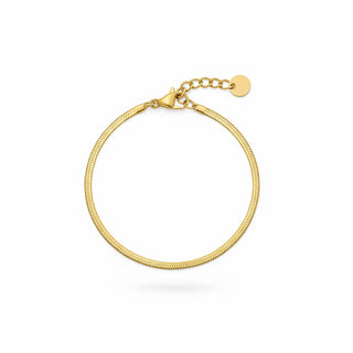 Petite Herringbone Snake Chain Bracelet
