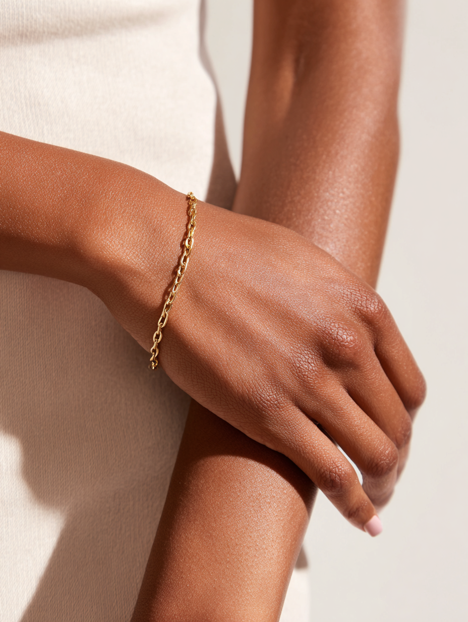 Petite Paperclip Chain Bracelet